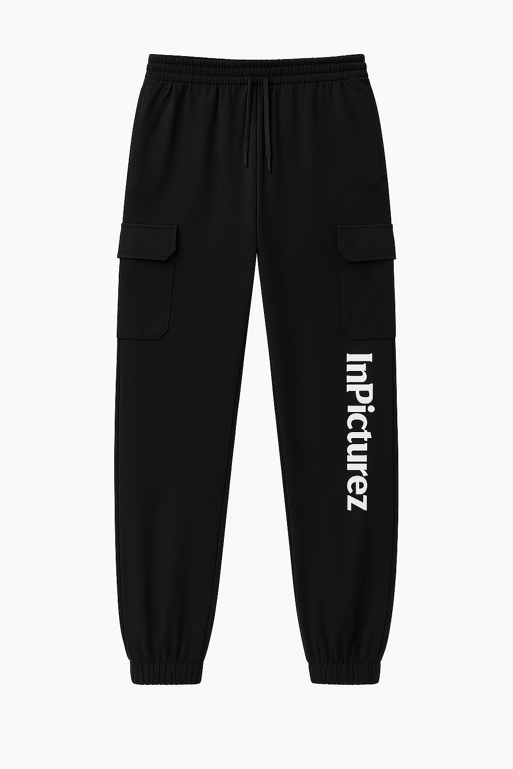 InPicturez Black Utility Joggers