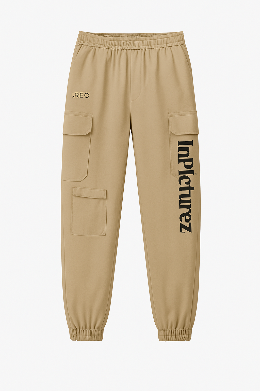InPicturez Sand Cargo Joggers